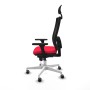 Office Chair with Headrest Piqueras y Crespo 3D026G1 Red