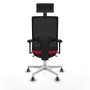 Office Chair with Headrest Piqueras y Crespo 3D026G1 Red