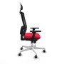Office Chair with Headrest Piqueras y Crespo 3D026G1 Red
