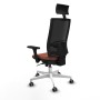 Office Chair with Headrest Piqueras y Crespo 3D026G1 Brown