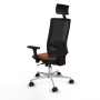 Office Chair with Headrest Piqueras y Crespo 3D086N1 Brown