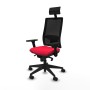 Chaise de Bureau avec Appui-tête Piqueras y Crespo 3D066N1 Rouge