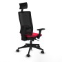 Office Chair with Headrest Piqueras y Crespo 3D066N1 Red