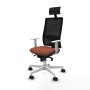 Office Chair with Headrest Piqueras y Crespo 4B026N1 Brown