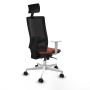 Office Chair with Headrest Piqueras y Crespo 4B026N1 Brown