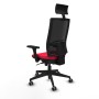 Office Chair with Headrest Piqueras y Crespo 3D066G1 Red