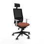 Office Chair with Headrest Piqueras y Crespo 4B066G1 Brown