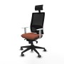 Office Chair with Headrest Piqueras y Crespo 4B066G1 Brown