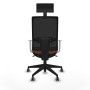 Office Chair with Headrest Piqueras y Crespo 4B066G1 Brown