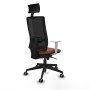 Office Chair with Headrest Piqueras y Crespo 4B066G1 Brown