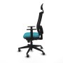 Office Chair with Headrest Piqueras y Crespo 1D066G1 Turquoise