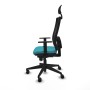Chaise de Bureau avec Appui-tête Piqueras y Crespo 1D066N1 Turquoise
