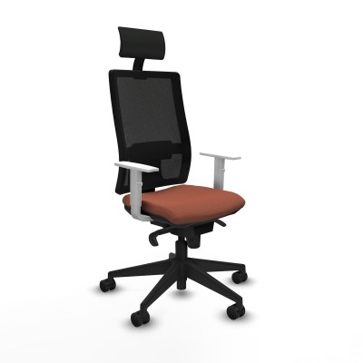 Chaise de Bureau avec Appui-tête Piqueras y Crespo 4B066N1 Marron