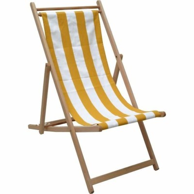 Chaise longue Jardin Prive Jaune 101 x 56 x 96 cm