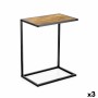 Side table Confortime Brown Black 40 x 25 x 50 cm (3 Units)