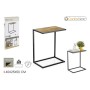 Side table Confortime Brown Black 40 x 25 x 50 cm (3 Units)