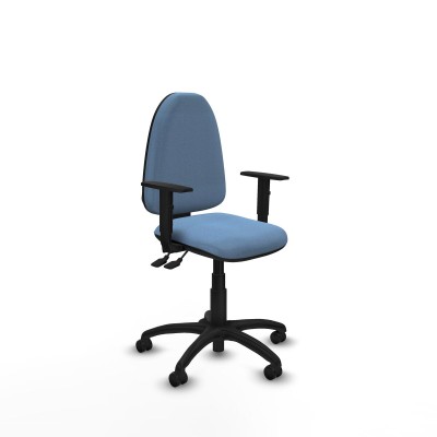 Chaise de Bureau Piqueras y Crespo B1D01RP Bleu ciel
