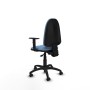 Chaise de Bureau Piqueras y Crespo B1D01RP Bleu ciel