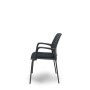 Chaise de Réception Foröl 4519PTNM840B840 Noir 4 Unités