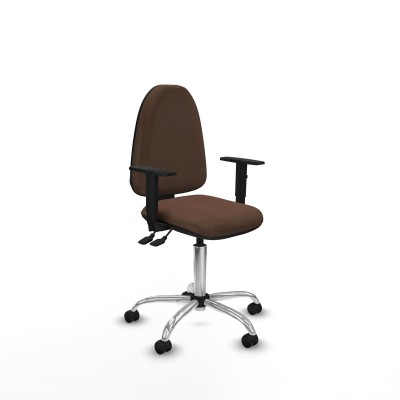 Chaise de Bureau Piqueras y Crespo B1D05RF Brun foncé