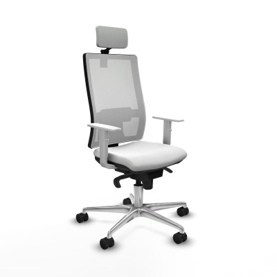 Chaise de Bureau Piqueras y Crespo 4B086N2 Blanc