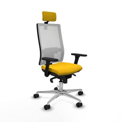 Chaise de Bureau Piqueras y Crespo 3D086N2 Jaune