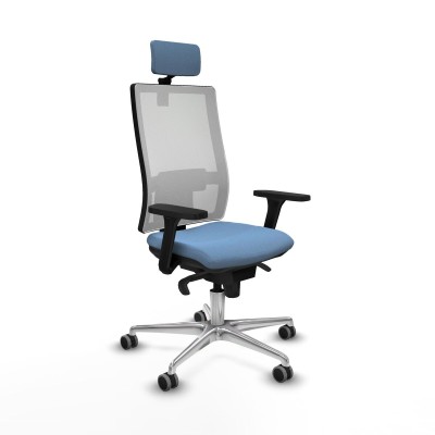 Chaise de Bureau Piqueras y Crespo 3D086G2 Bleu ciel