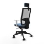Chaise de Bureau Piqueras y Crespo 4B066N2 Bleu ciel