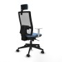 Chaise de Bureau Piqueras y Crespo 4B066N2 Bleu ciel