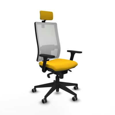 Chaise de Bureau Piqueras y Crespo 3D066G2 Jaune