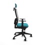 Chaise de Bureau Piqueras y Crespo 1D066N2 Turquoise