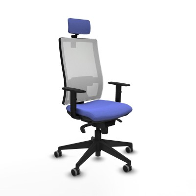Chaise de Bureau Piqueras y Crespo 1D066G2 Bleu clair