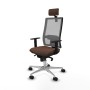 Chaise de Bureau Piqueras y Crespo 1D086N2 Brun foncé