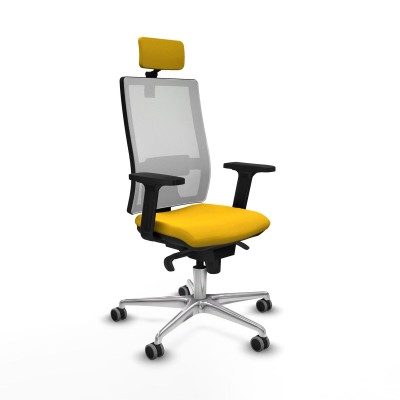 Chaise de Bureau Piqueras y Crespo 2D086G2 Jaune