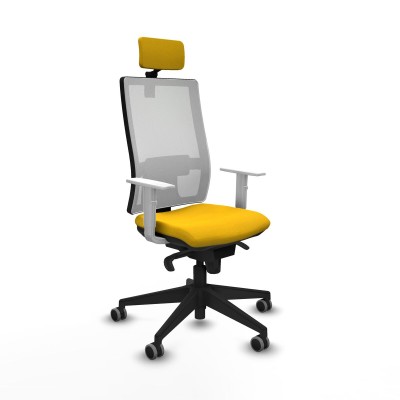 Chaise de Bureau Piqueras y Crespo 4B066G2 Jaune
