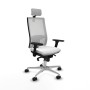 Chaise de Bureau Piqueras y Crespo 3D086N2 Blanc