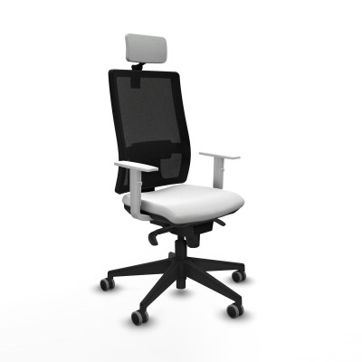 Chaise de Bureau Piqueras y Crespo 4B066G2 Blanc