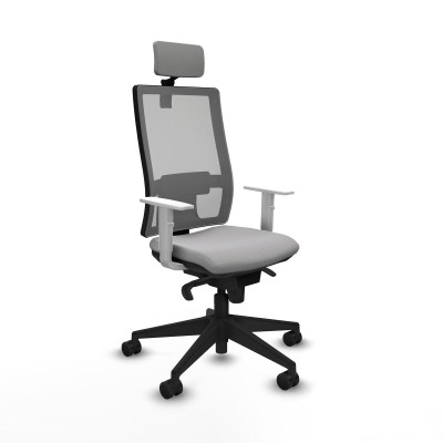 Chaise de Bureau Piqueras y Crespo 4B066N2 Gris clair