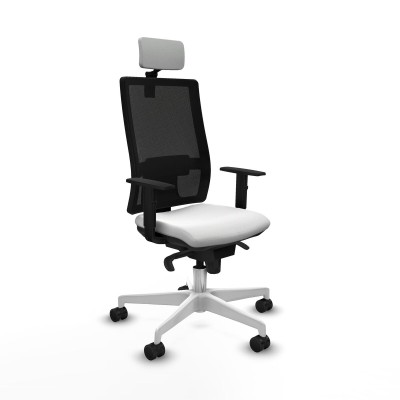 Chaise de Bureau Piqueras y Crespo 1D026N2 Blanc