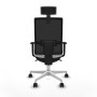 Chaise de Bureau Piqueras y Crespo 1D026N2 Blanc