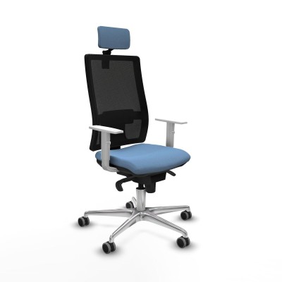 Chaise de Bureau Piqueras y Crespo 4B086G2 Bleu ciel