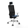 Chaise de Bureau Piqueras y Crespo 4B086G2 Bleu ciel