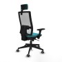 Chaise de Bureau Piqueras y Crespo 3D066G2 Turquoise