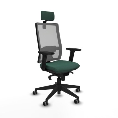 Chaise de Bureau Piqueras y Crespo 2D066G2 Vert