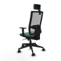 Office Chair Piqueras y Crespo 1D066N2 Emerald Green