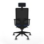 Office Chair Piqueras y Crespo 1D066G2 Navy Blue
