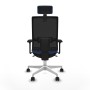 Office Chair Piqueras y Crespo 3D026N2 Navy Blue