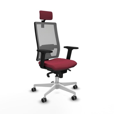 Office Chair Piqueras y Crespo 2D026G2 Maroon