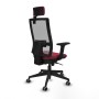 Office Chair Piqueras y Crespo 2D066G2 Maroon