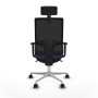 Office Chair Piqueras y Crespo 1D086N2 Navy Blue